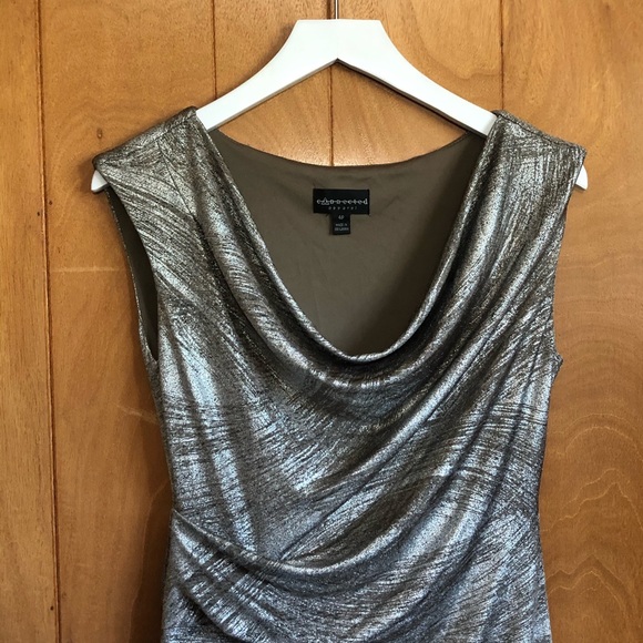 CONNECTED APPAREL Metallic Dress - Picture 5 of 5